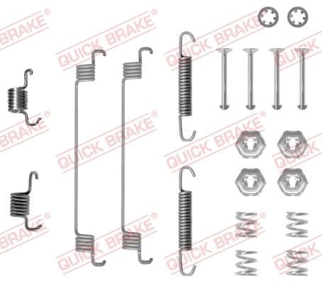 Set accesorii, sabot de frana QUICK BRAKE 105-0651