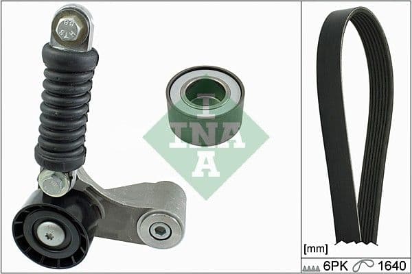 Set curea transmisie cu caneluri Schaeffler INA 529 0093 10