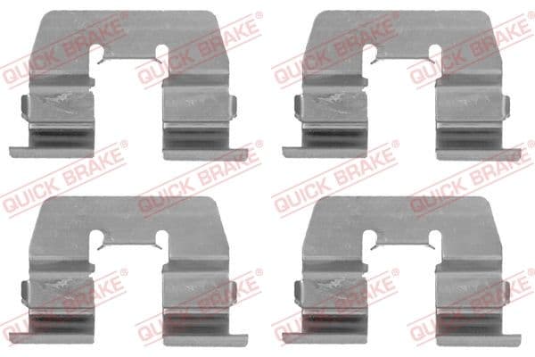Set accesorii, placute frana QUICK BRAKE 109-1764
