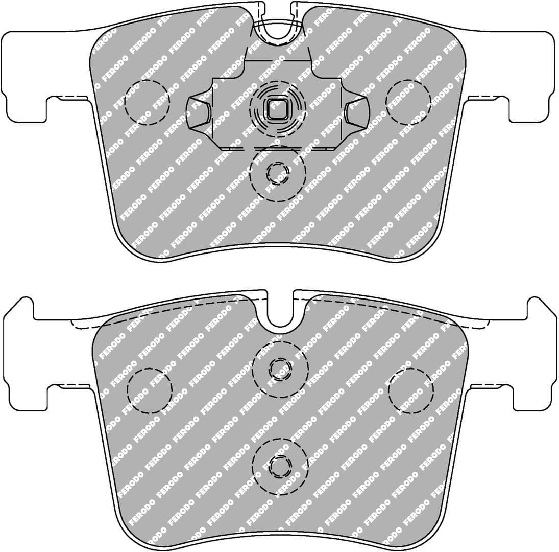 set placute frana,frana disc FERODO FCP4394H
