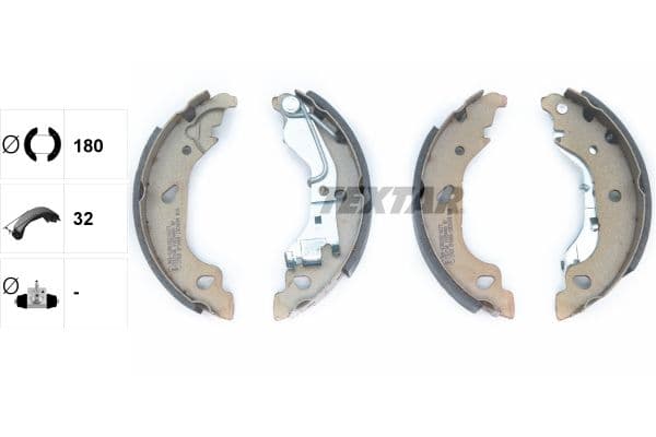 Set saboti frana TEXTAR 91054400