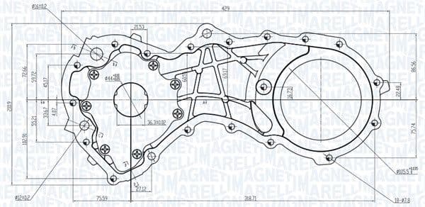 Pompa ulei MAGNETI MARELLI 351516000050