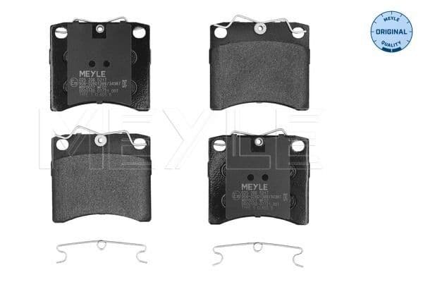 set placute frana,frana disc MEYLE -ORIGINAL: True to OE. 025 206 5217