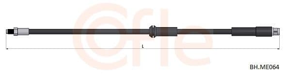Furtun frana COFLE 92.BH.ME064