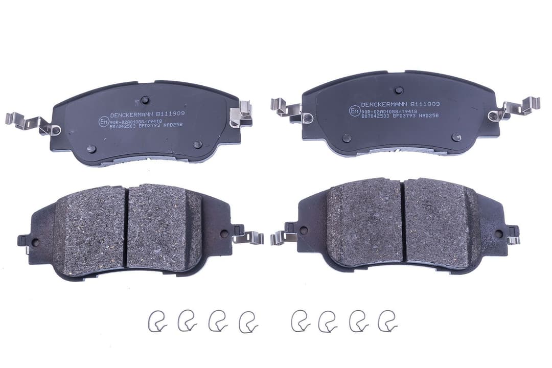 set placute frana,frana disc DENCKERMANN B111909