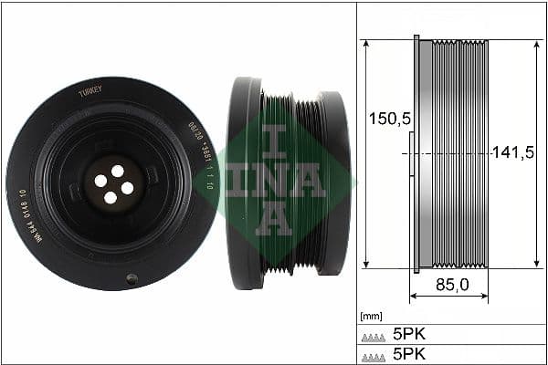 Fulie curea, arbore cotit Schaeffler INA 544 0148 10