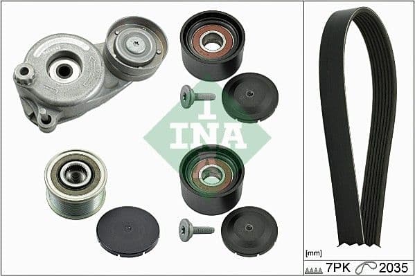 Set curea transmisie cu caneluri Schaeffler INA 529 0050 21