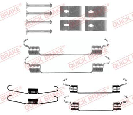 Set accesorii, sabot de frana QUICK BRAKE 105-0833