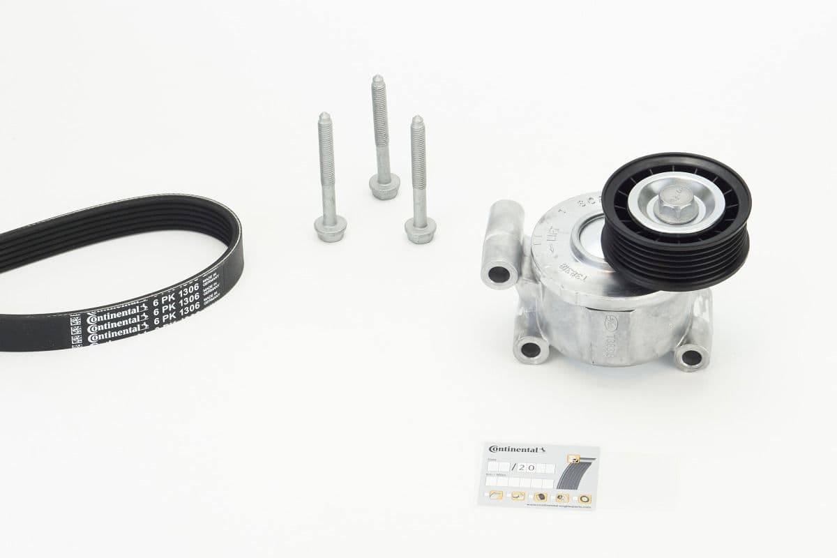 Set curea transmisie cu caneluri CONTINENTAL CTAM 6PK1306K2