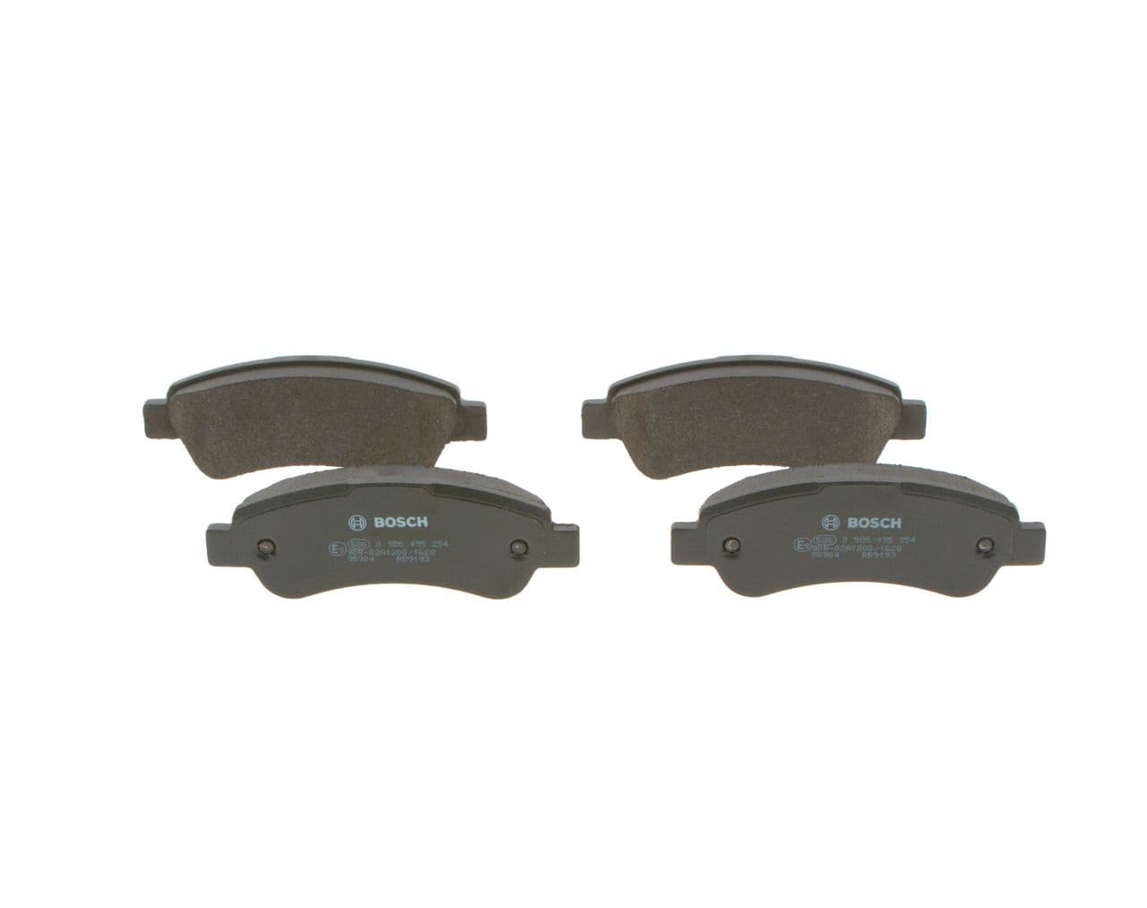 set placute frana,frana disc BOSCH 0 986 495 254