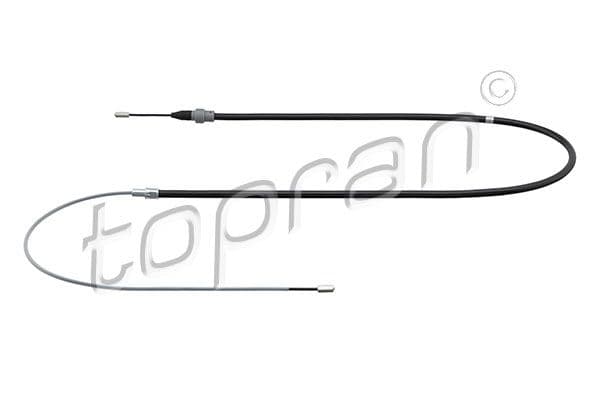 Cablu, frana de parcare TOPRAN 108 333
