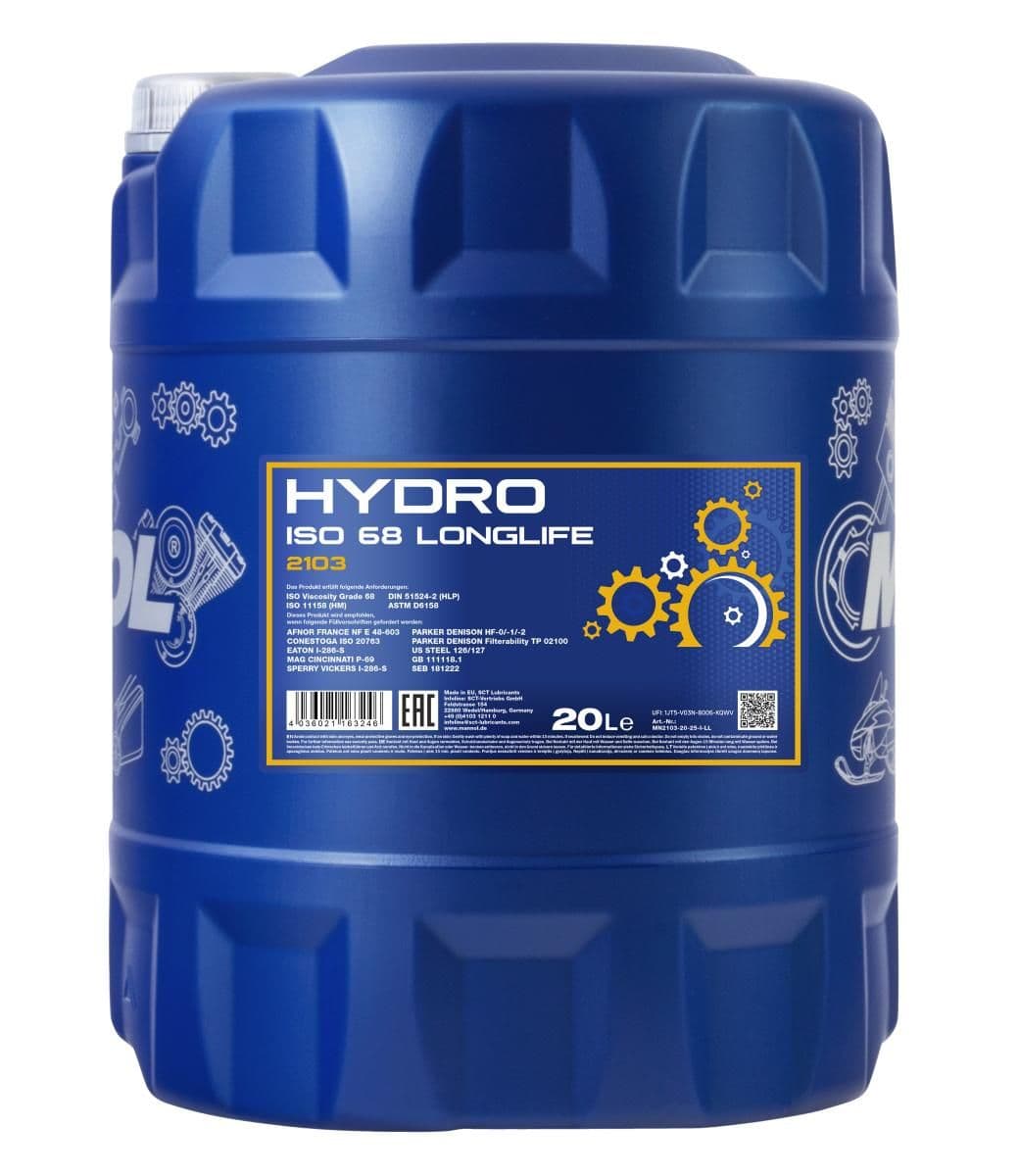 MANNOL HYDRO ISO 68 HM- 20L