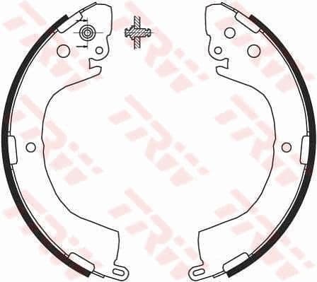 Set saboti frana TRW GS8691