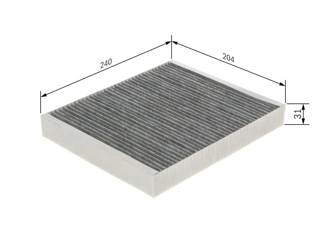 Filtru, aer habitaclu BOSCH 1 987 435 575