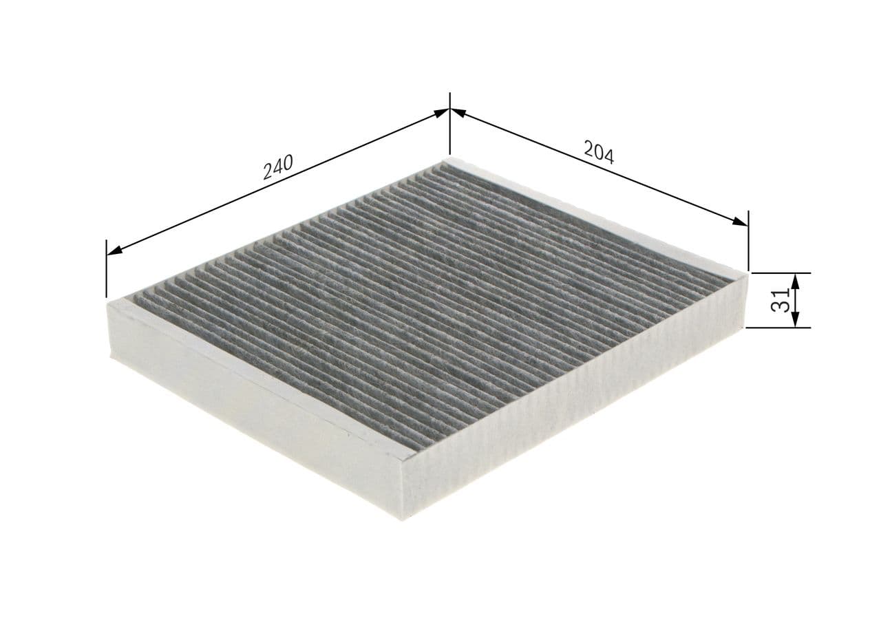 Filtru, aer habitaclu BOSCH 1 987 435 575