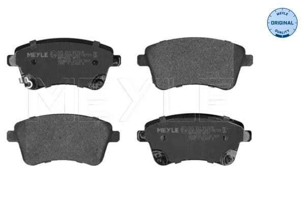 set placute frana,frana disc MEYLE -ORIGINAL: True to OE. 025 251 8419/W