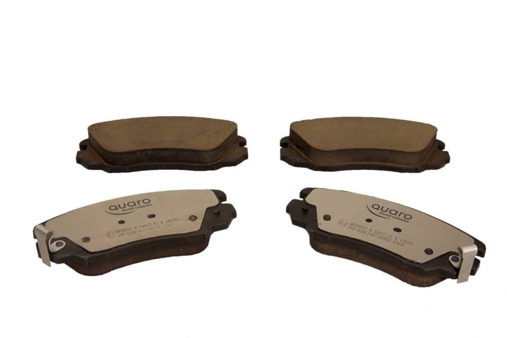 set placute frana,frana disc QUARO SILVER CERAMIC QP2951C