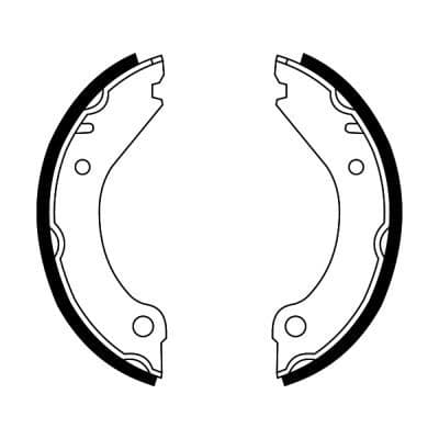 Set saboti frana, frana de mana ABE CRV000ABE