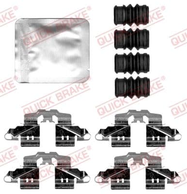 Set accesorii, placute frana QUICK BRAKE 109-0161