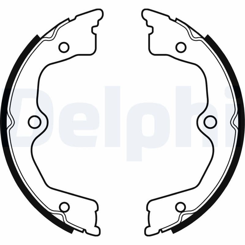 Set saboti frana, frana de mana DELPHI LS2033