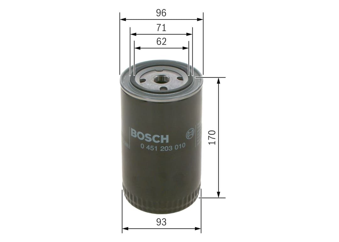 Filtru ulei BOSCH 0 451 203 010