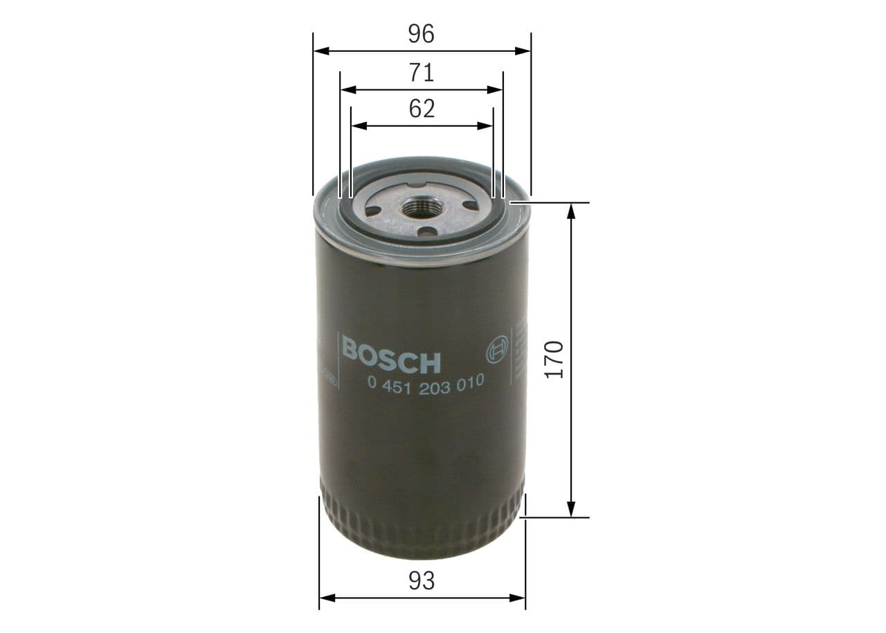 Filtru ulei BOSCH 0 451 203 010