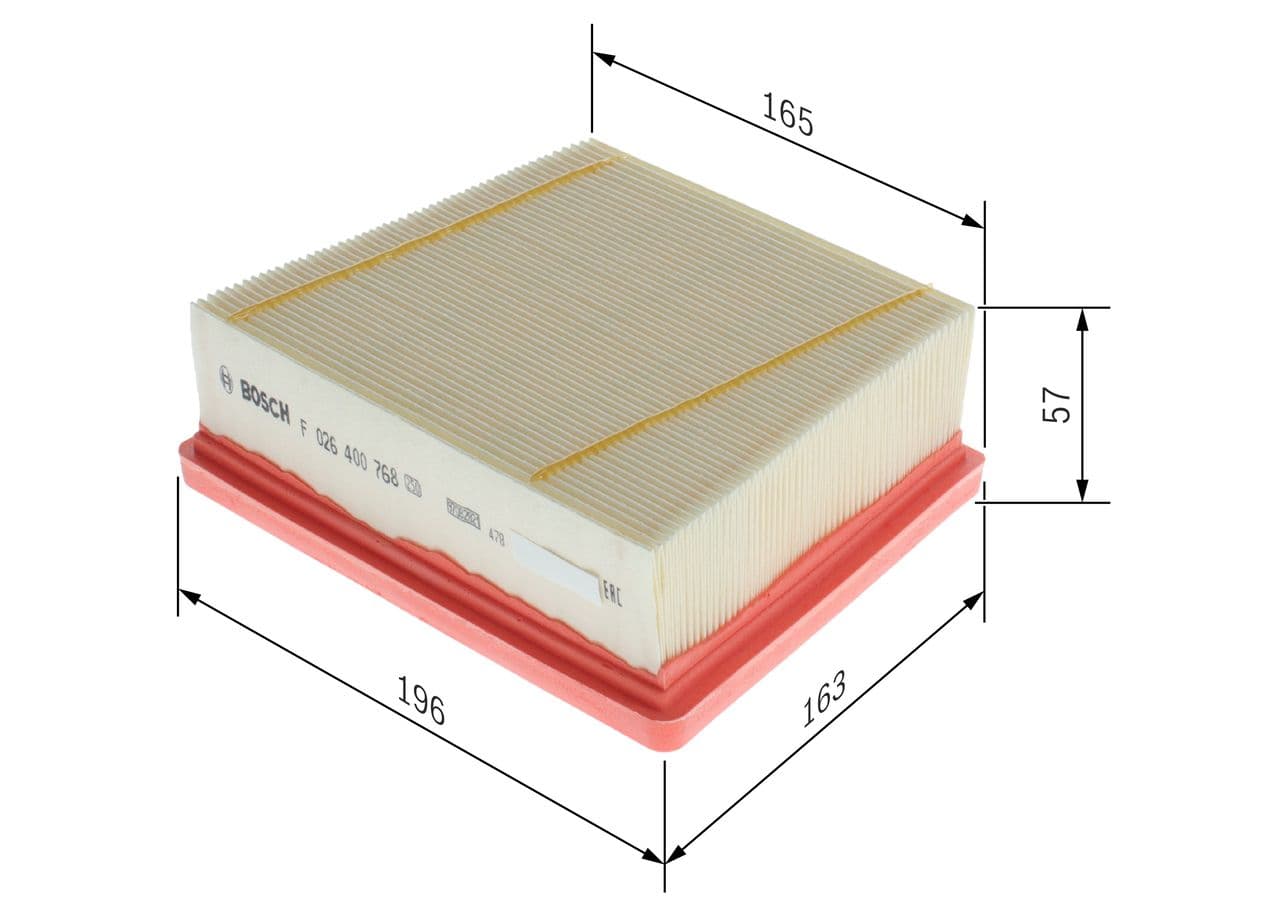 Filtru aer BOSCH F 026 400 768