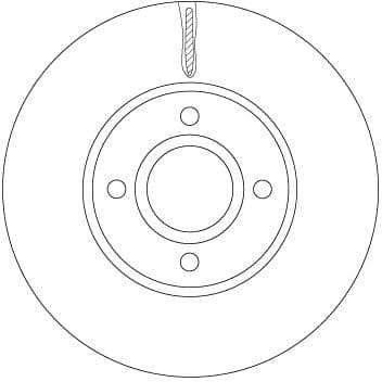 Disc frana TRW DF6898