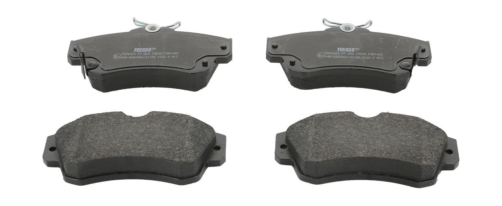 set placute frana,frana disc FERODO PREMIER ECO FRICTION FDB1442