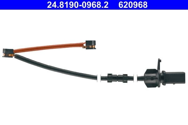 senzor de avertizare,uzura placute de frana ATE 24.8190-0968.2