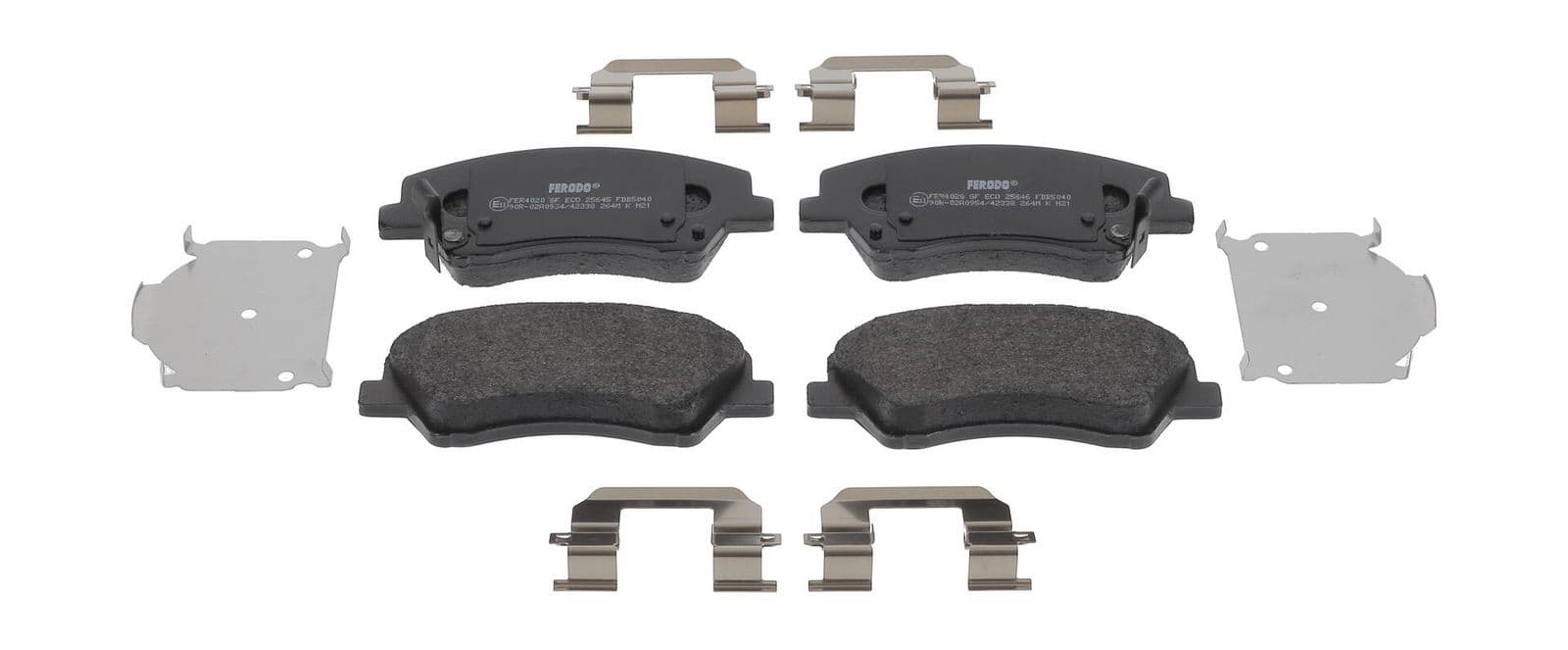 set placute frana,frana disc FERODO PREMIER ECO FRICTION FDB5040