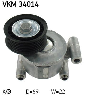 Intinzator curea, curea distributie SKF VKM 34014