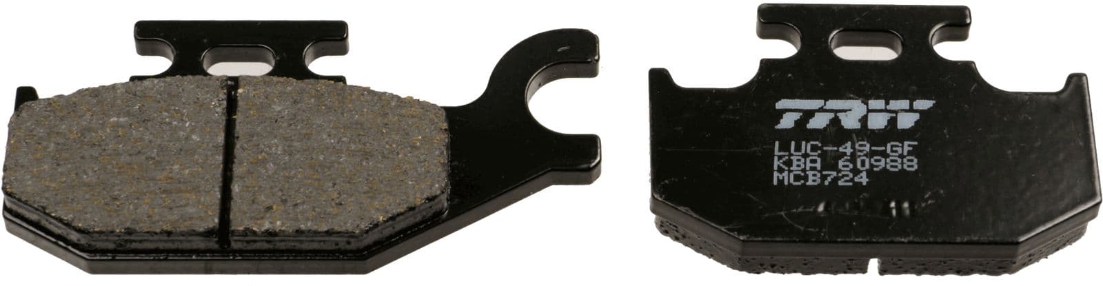 set placute frana,frana disc TRW Organic Allround MCB724