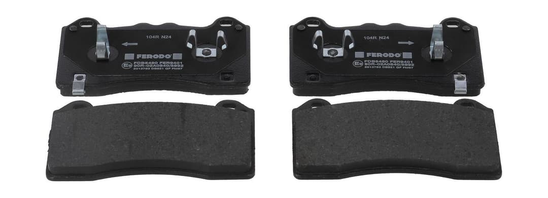 set placute frana,frana disc FERODO PREMIER ECO FRICTION FDB5480