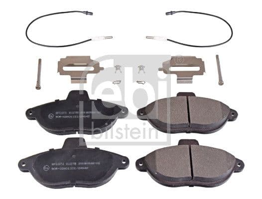 set placute frana,frana disc FEBI BILSTEIN 16225