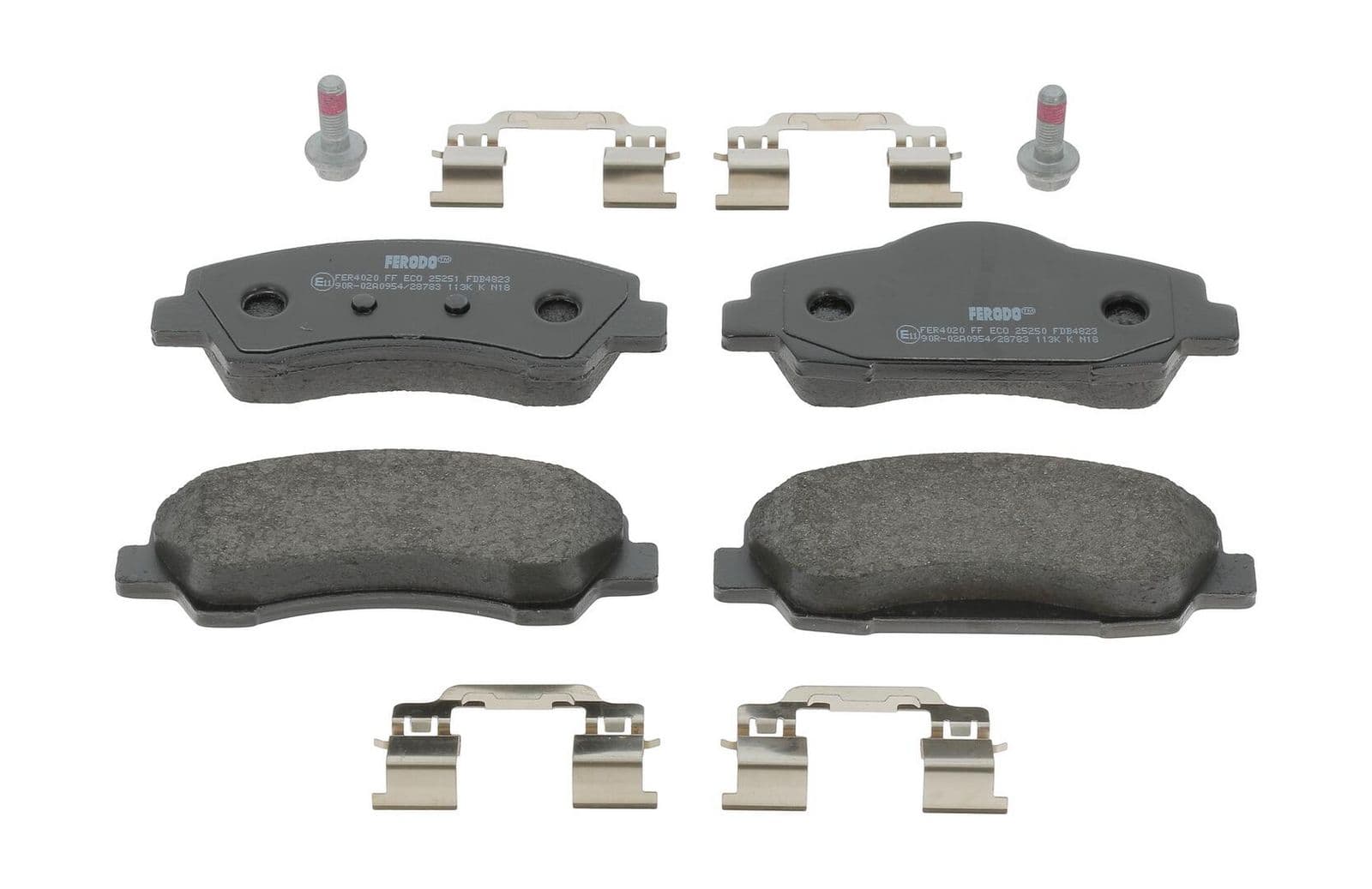 set placute frana,frana disc FERODO PREMIER ECO FRICTION FDB4823