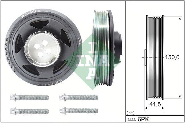 Fulie curea, arbore cotit Schaeffler INA 544 0129 20
