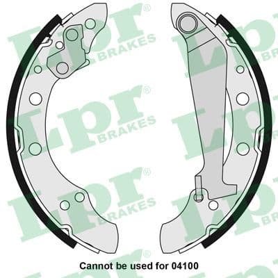 Set saboti frana LPR 05730