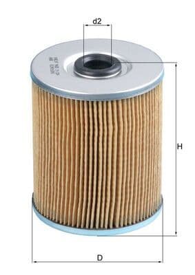 Filtru, sistem hidraulic primar MAHLE HX 80
