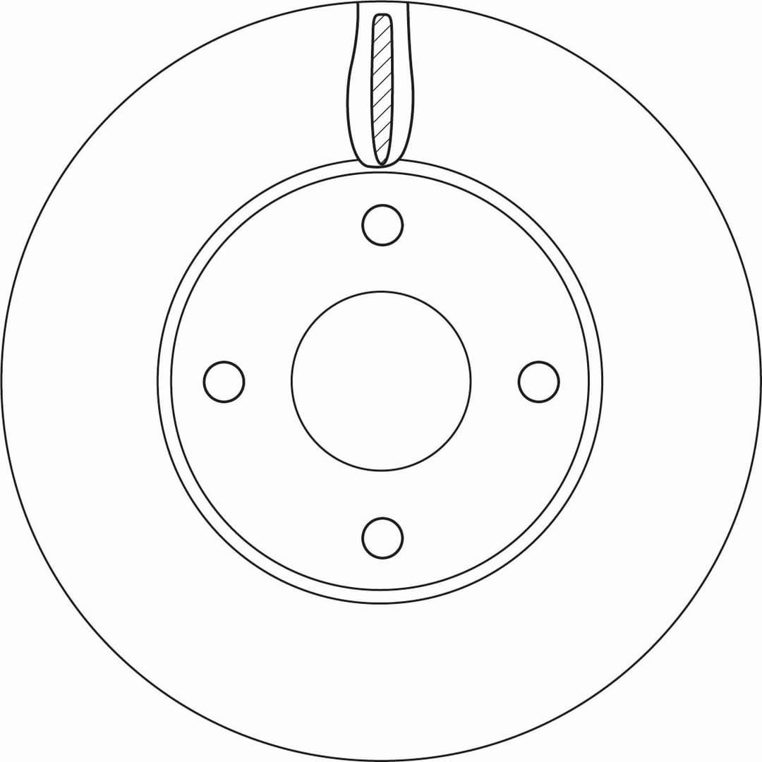 Disc frana TRW DF6593