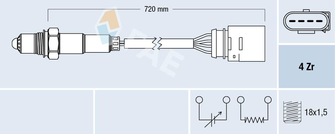 Sonda Lambda FAE 77139