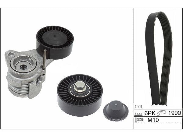 Set curea transmisie cu caneluri Schaeffler INA 529 0043 10