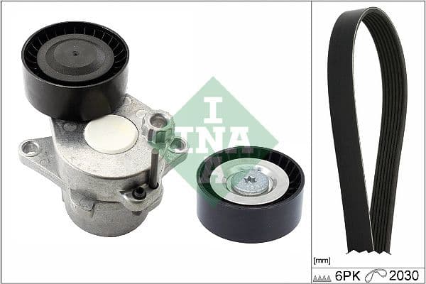 Set curea transmisie cu caneluri Schaeffler INA 529 0539 10
