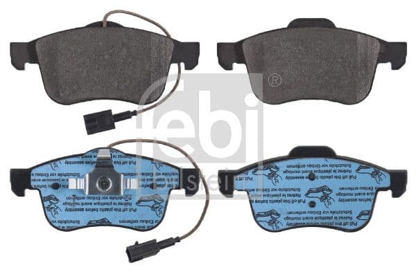 set placute frana,frana disc FEBI BILSTEIN 16847