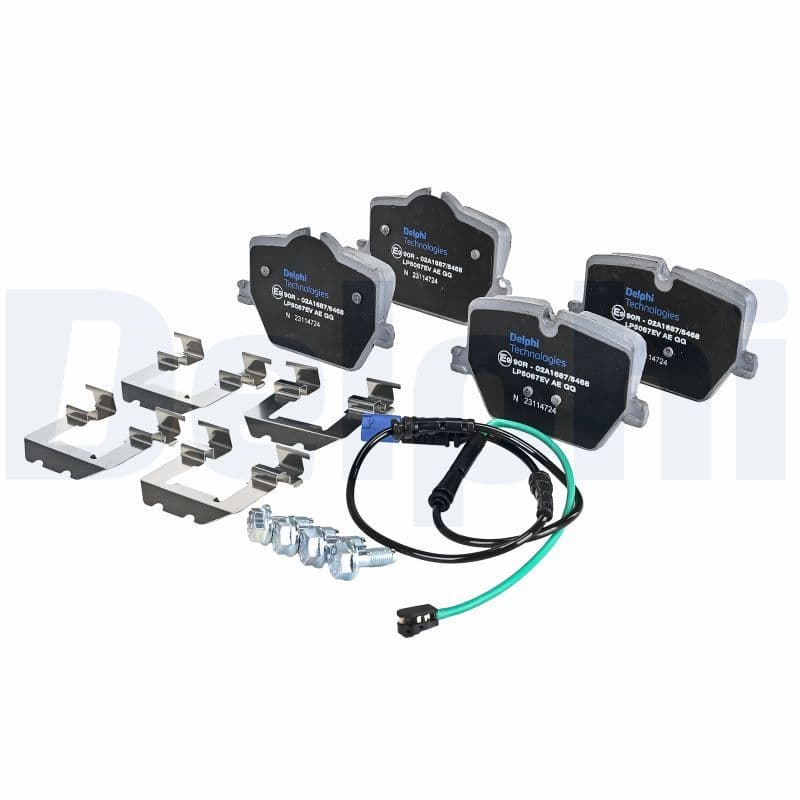 set placute frana,frana disc DELPHI LP5067EV