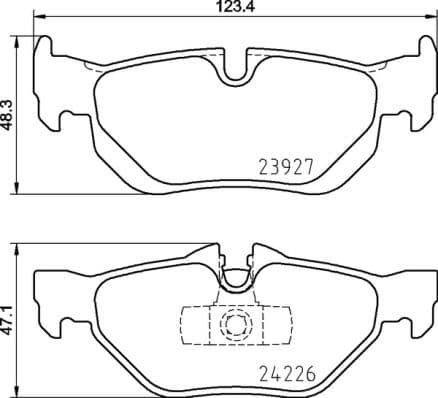 set placute frana,frana disc BREMBO PRIME LINE P 06 105
