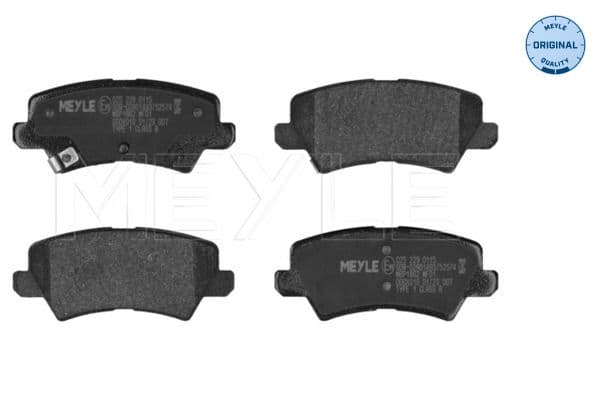 set placute frana,frana disc MEYLE -ORIGINAL: True to OE. 025 229 0115