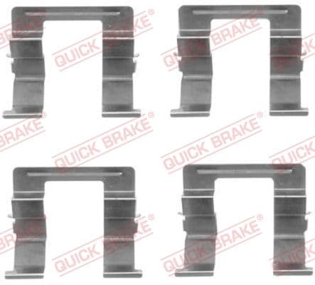 Set accesorii, placute frana QUICK BRAKE 109-1605