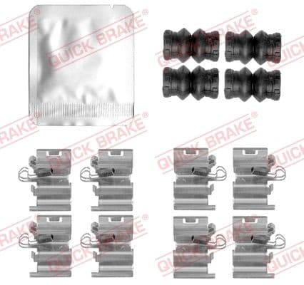Set accesorii, placute frana QUICK BRAKE 109-0168