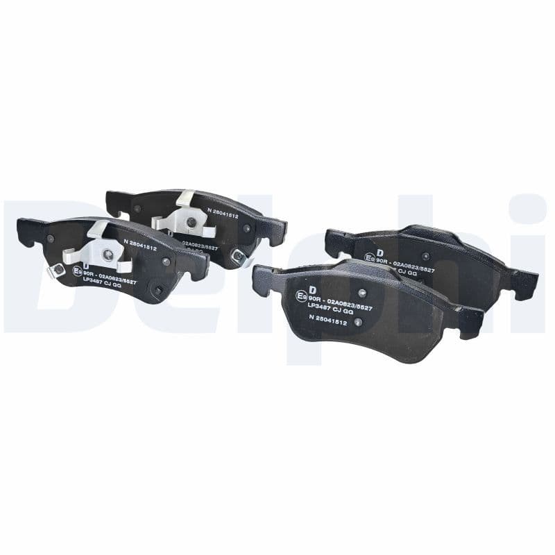 set placute frana,frana disc DELPHI LP3487